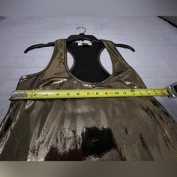 Solemio Gold Party Dress - Picture 5 of 6